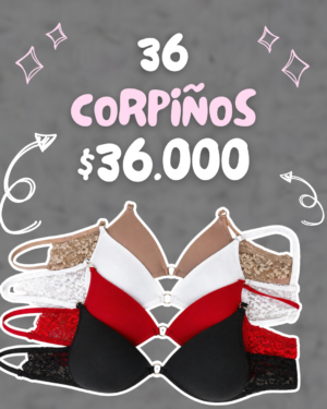 36 CORPIÑOS POR $36.000